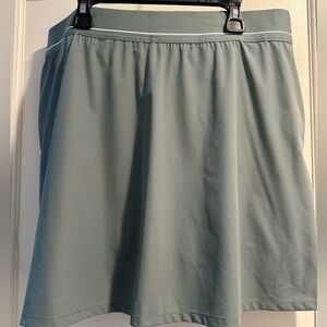 A-Line Athletic Skirt in Sage Green
